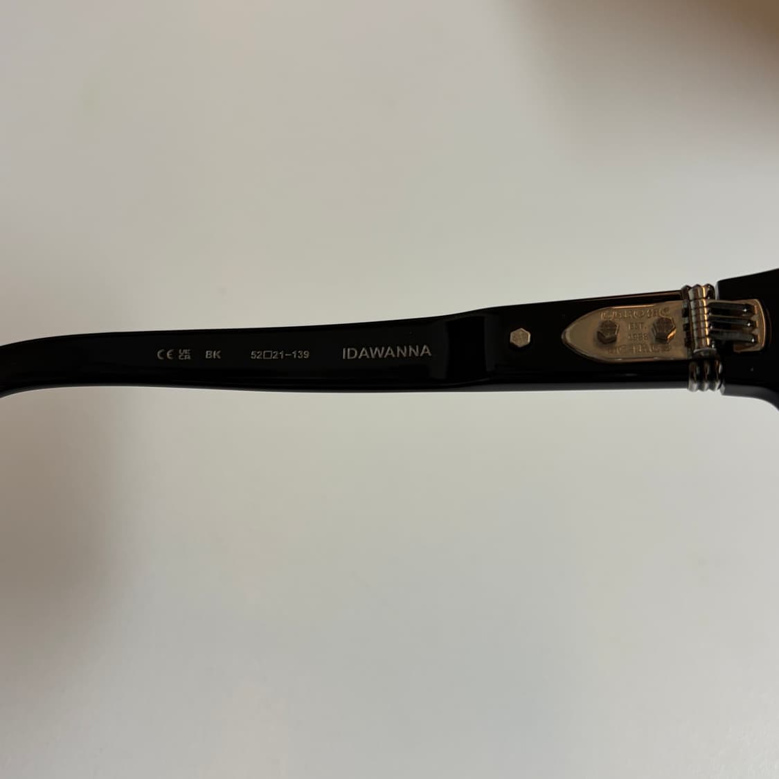 크롬하츠 안경 아이다와나 블랙 / IDAWANNA / 신품급 상품이미지9