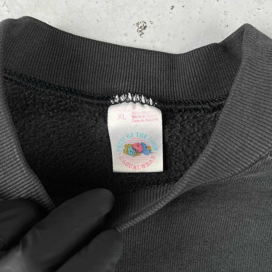 빈티지 블랭크 래글런 크롭 스웻셔츠 상품이미지6