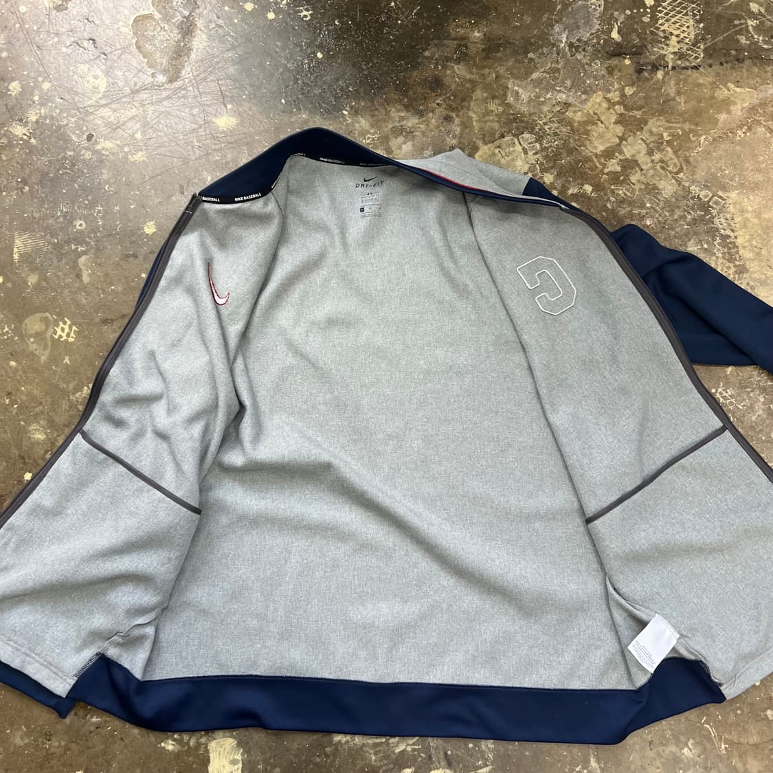 110) 나이키 MLB 클리블랜드 인디언스 스타디움 자켓 점퍼 져지 상품이미지3