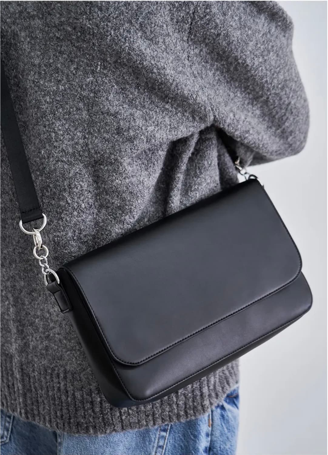 레더리 포쉐트 플랩 크로스백 상품이미지5