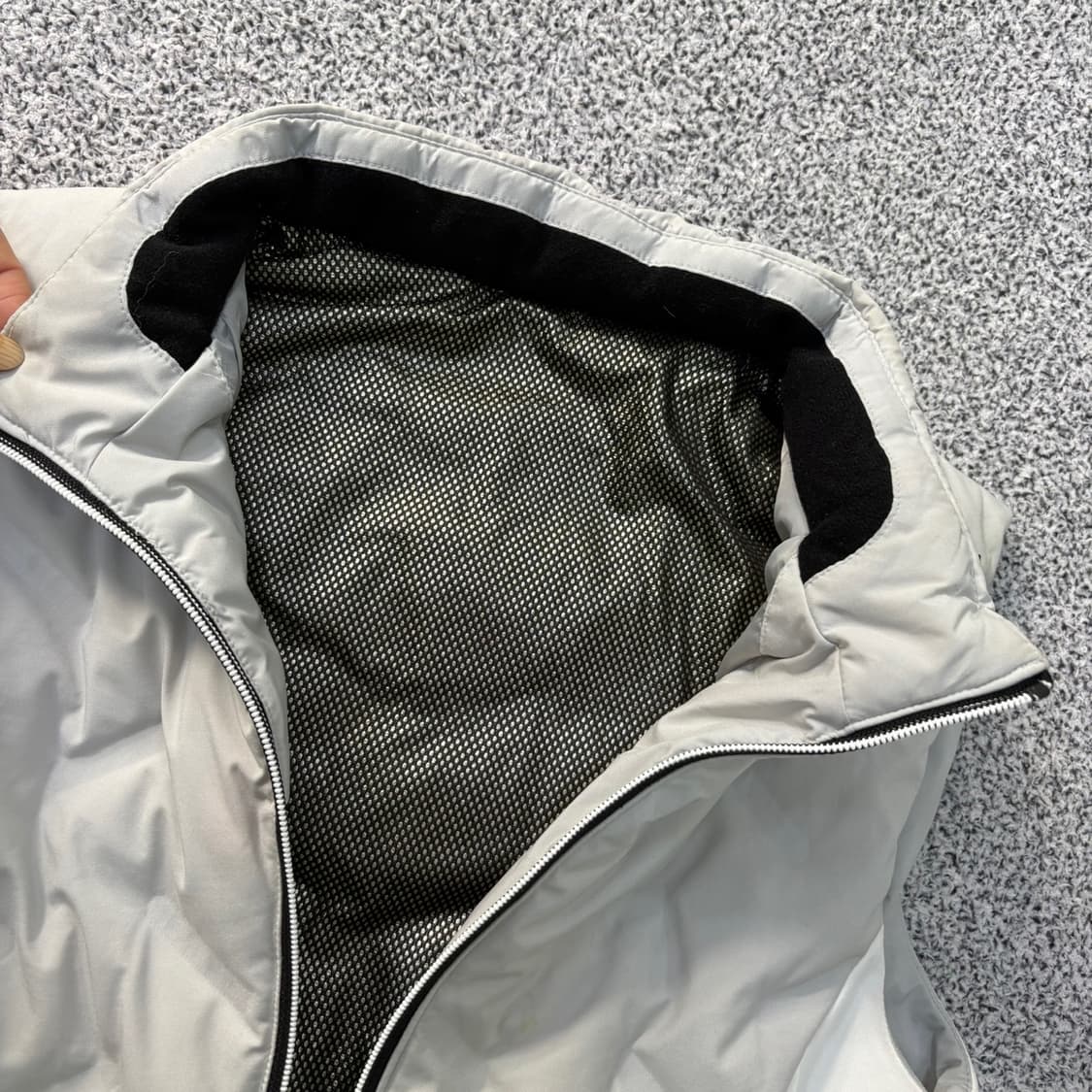 90 장미쉘바스키아 구스다운 패딩 조끼 0428J 상품이미지4