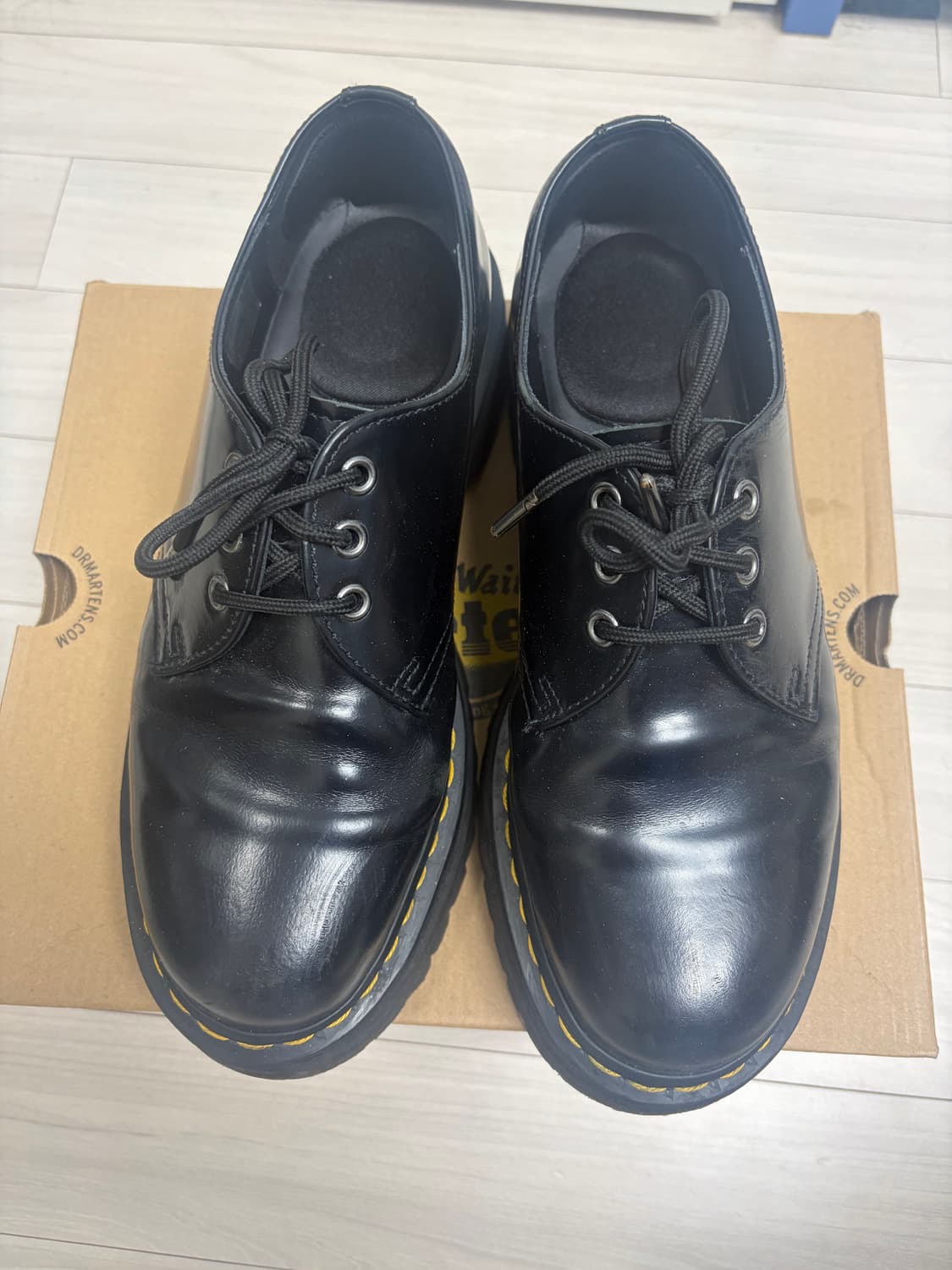 닥터마틴 클래식 1461 쿼드 더비슈즈 블랙 280 상품이미지2