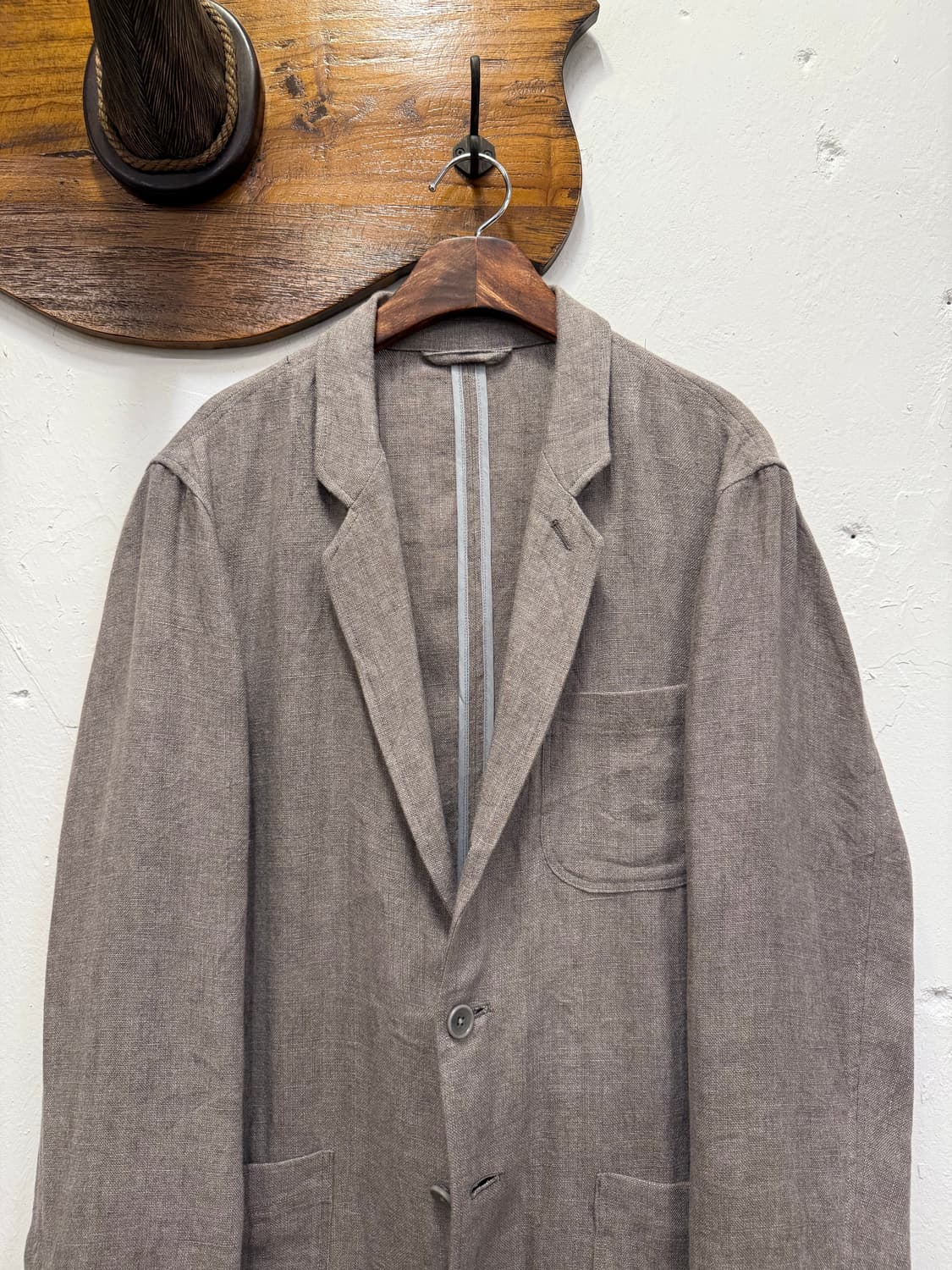 (L) McHenry 맥헨리 100% Linen 3roll2 Jacket 상품이미지1
