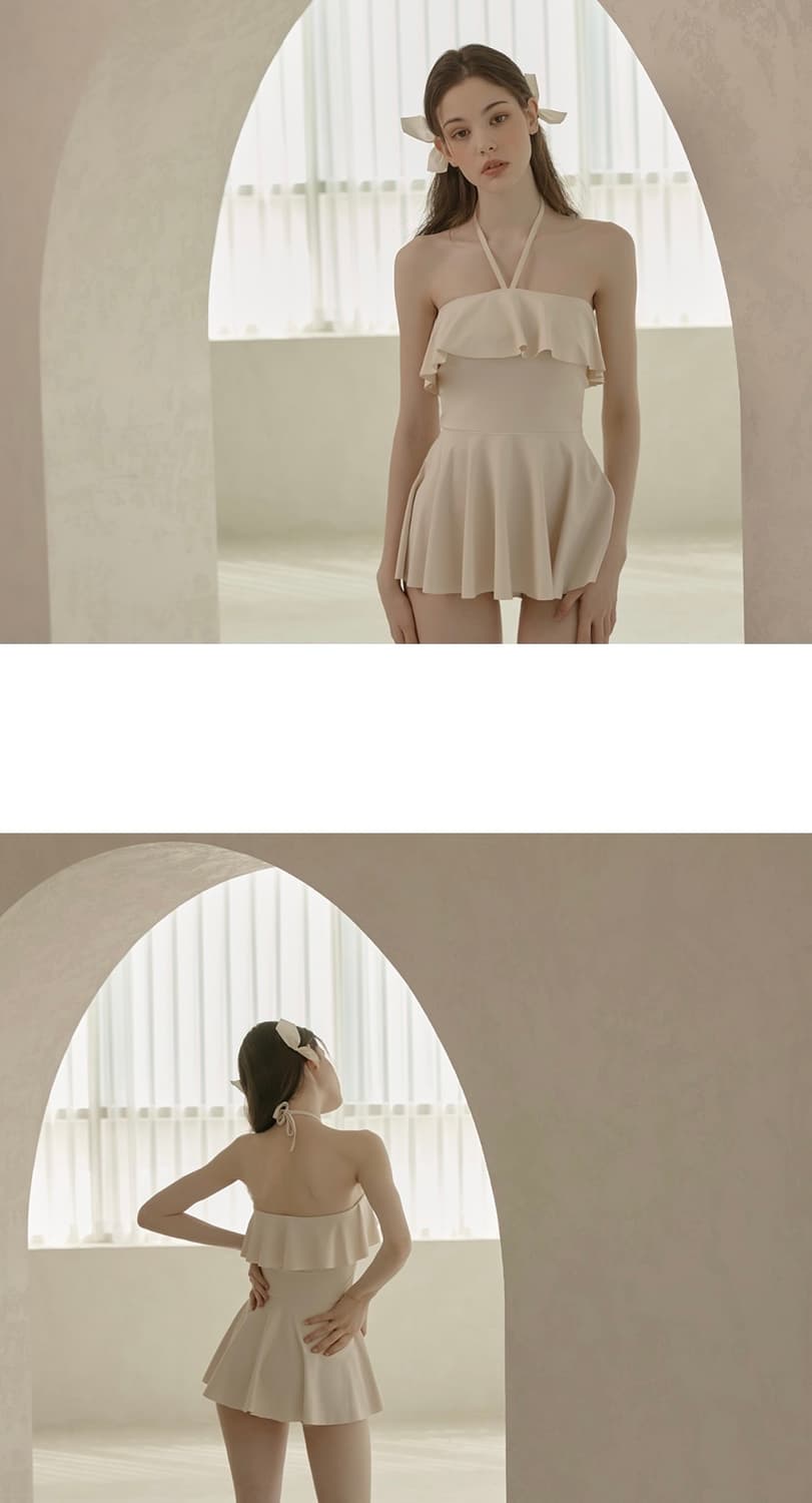 비키니밴더 로나 프릴 플레어 모노키니 상품이미지2