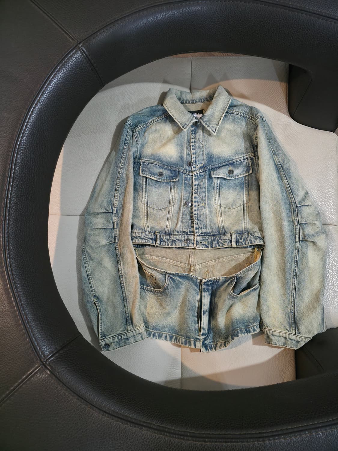 Egonlab cut_out denim jakcet 상품이미지3