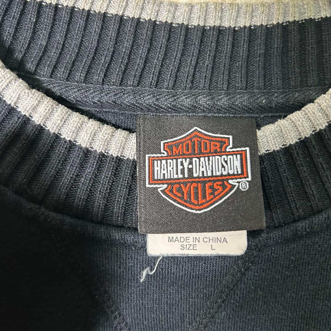 (L) 할리데이비슨 빅로고 스웻 맨투맨 상품이미지7