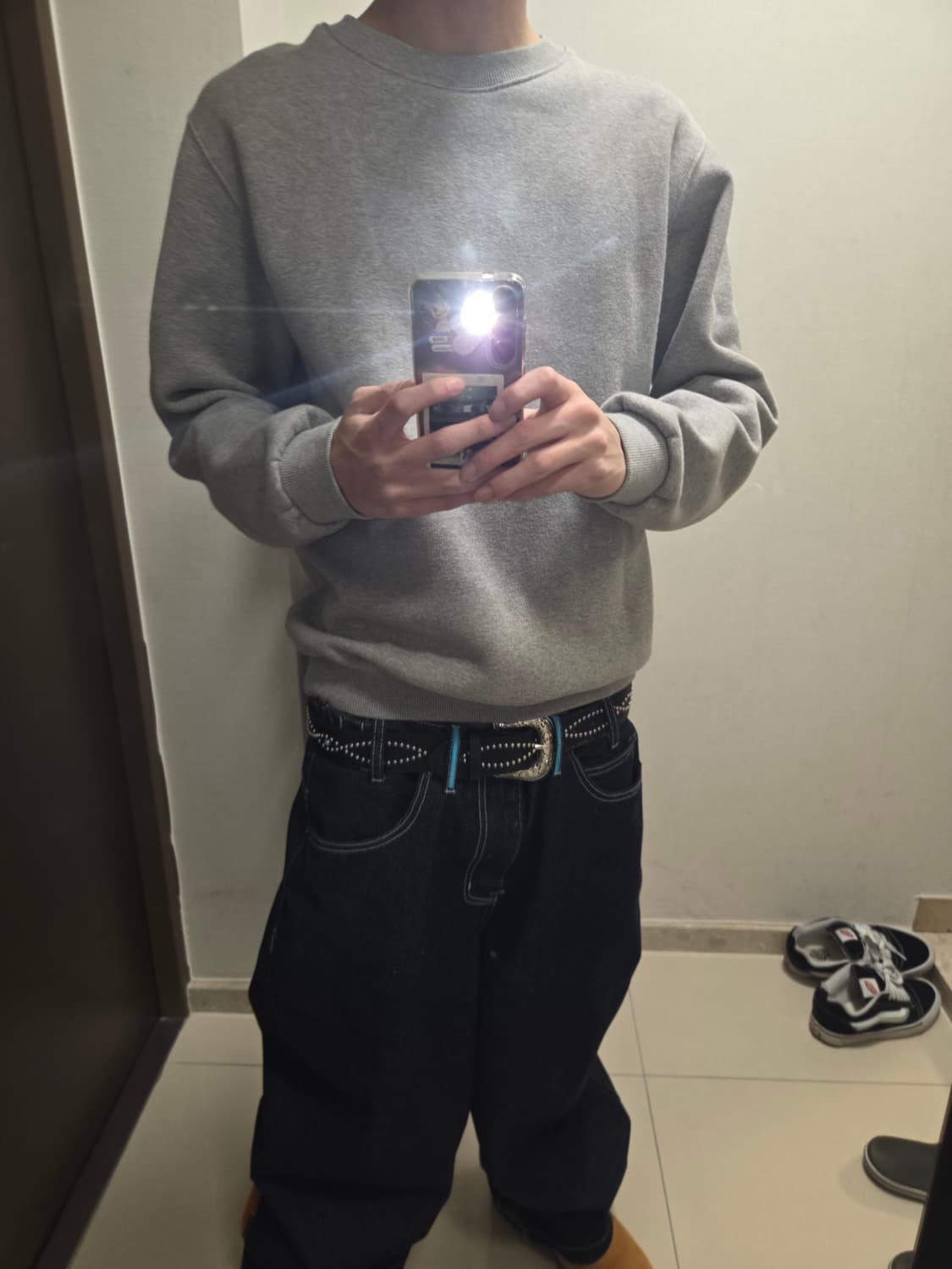 일본어 거미줄 커스텀 맨투맨 상품이미지3