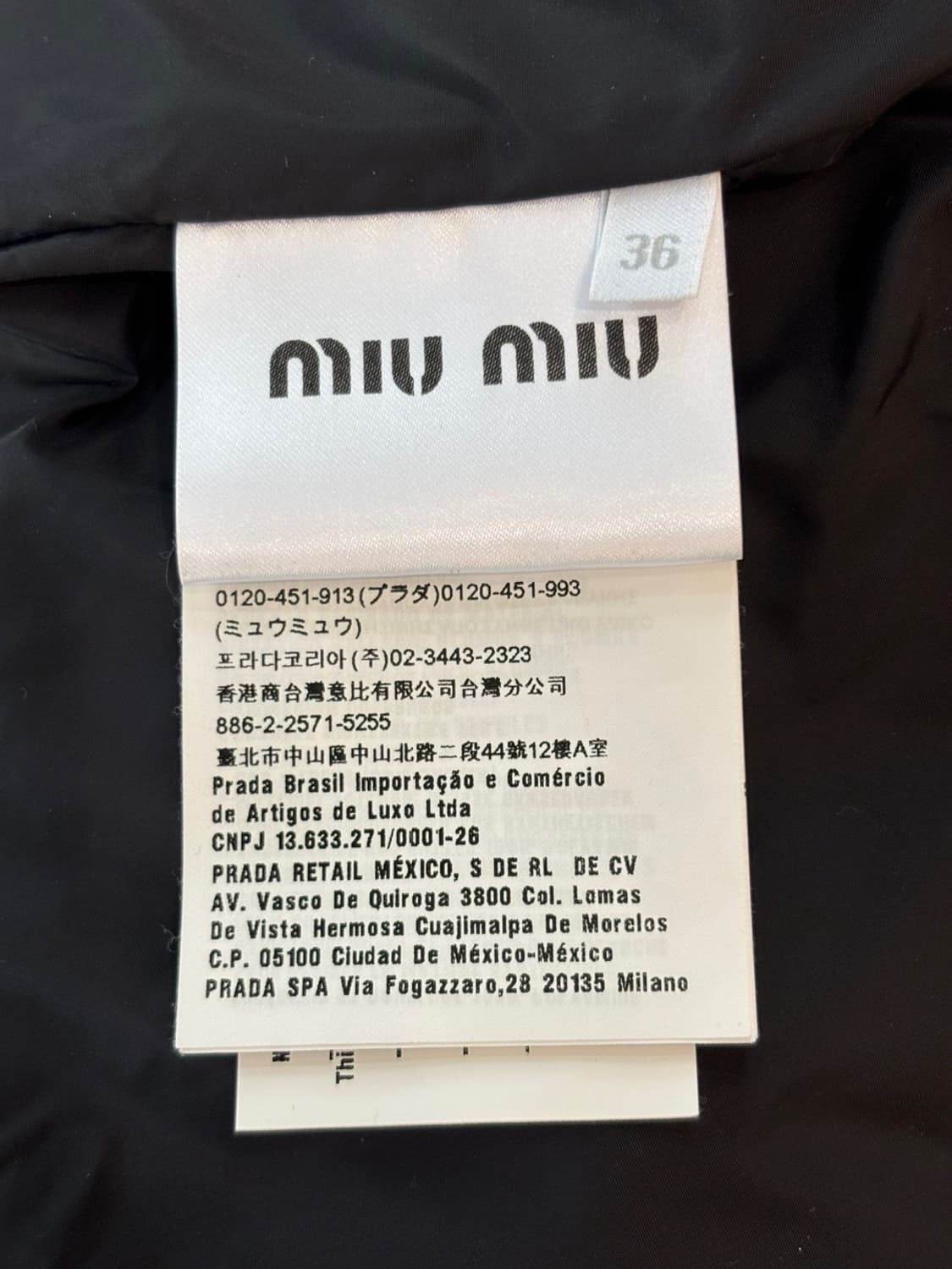 (New)Miu Miu Crop padding 상품이미지8