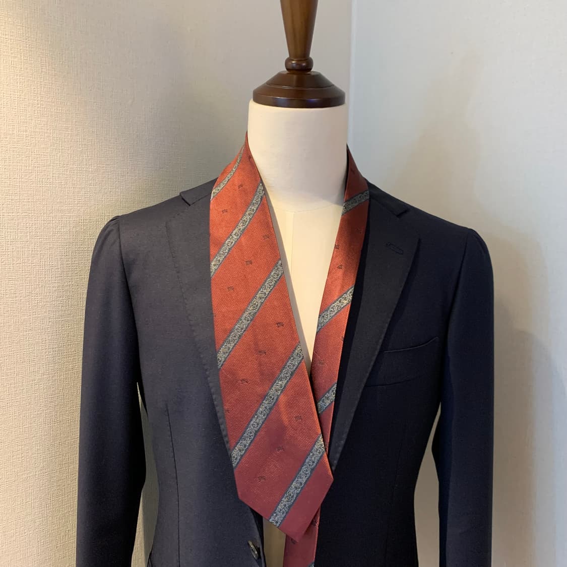 버버리(BURBERRY) 모노그램 명품넥타이 A+등급 8.9cm 상품이미지1