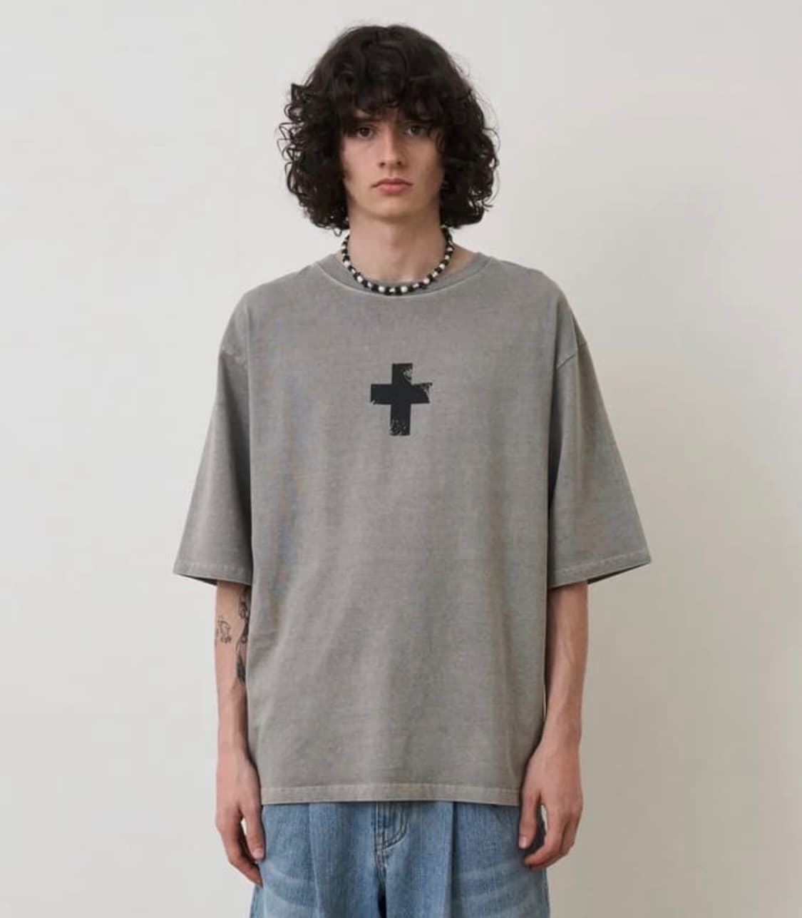 NOUN 노운 크로스 반팔 티셔츠 1 상품이미지4