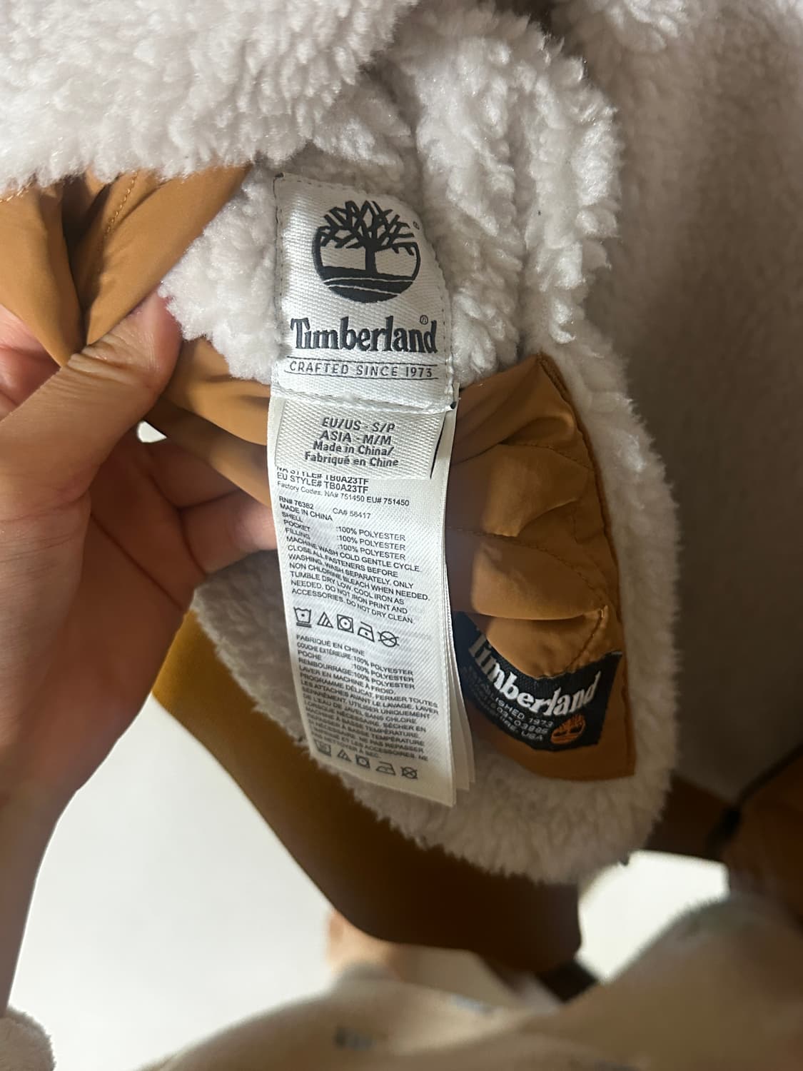 팀버랜드 퀄팅 리버시블 자켓 상품이미지5