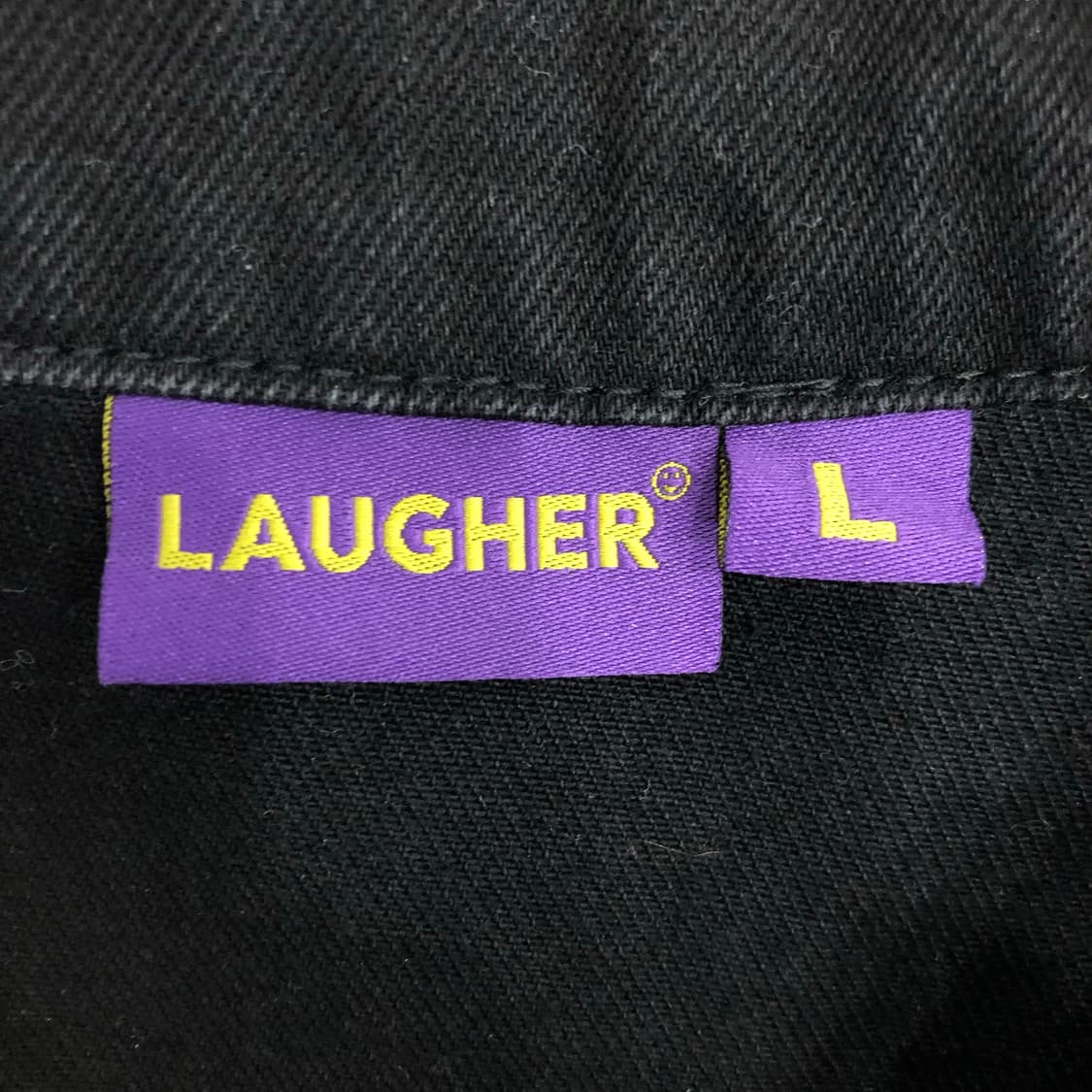 라퍼 스켈레톤 자수 블랙 데님 자켓 상품이미지6