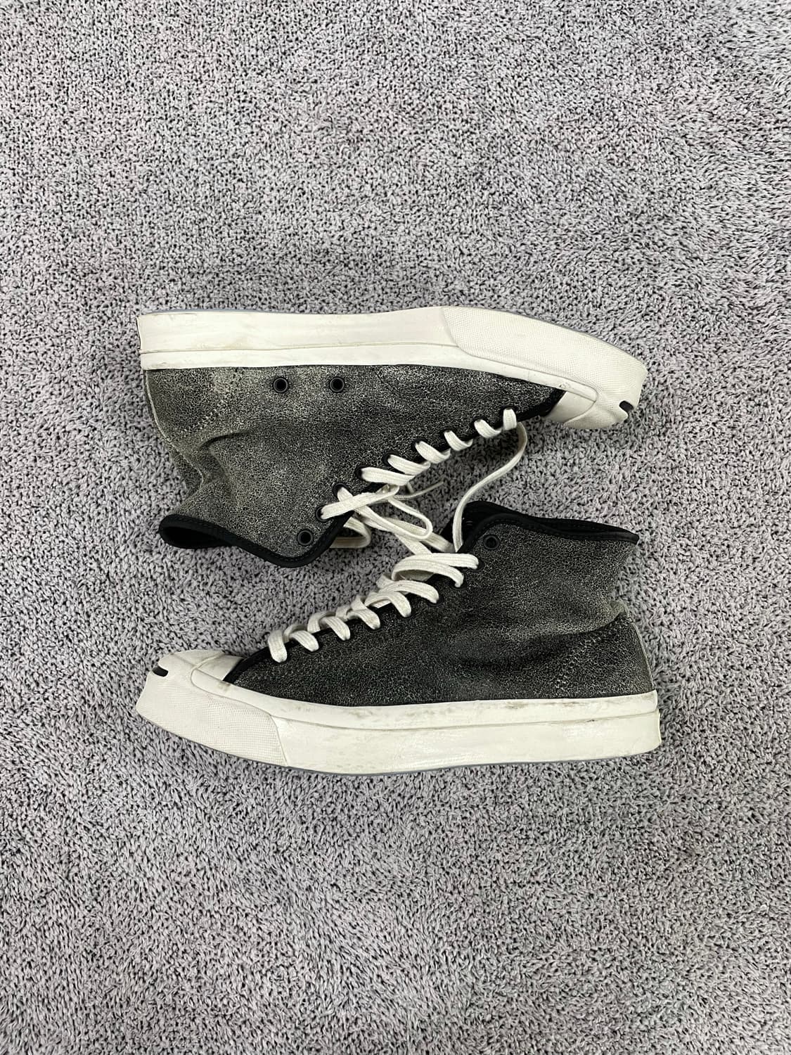 (30% OFF) 컨버스 잭퍼셀 크랙 레더 하이 상품이미지1