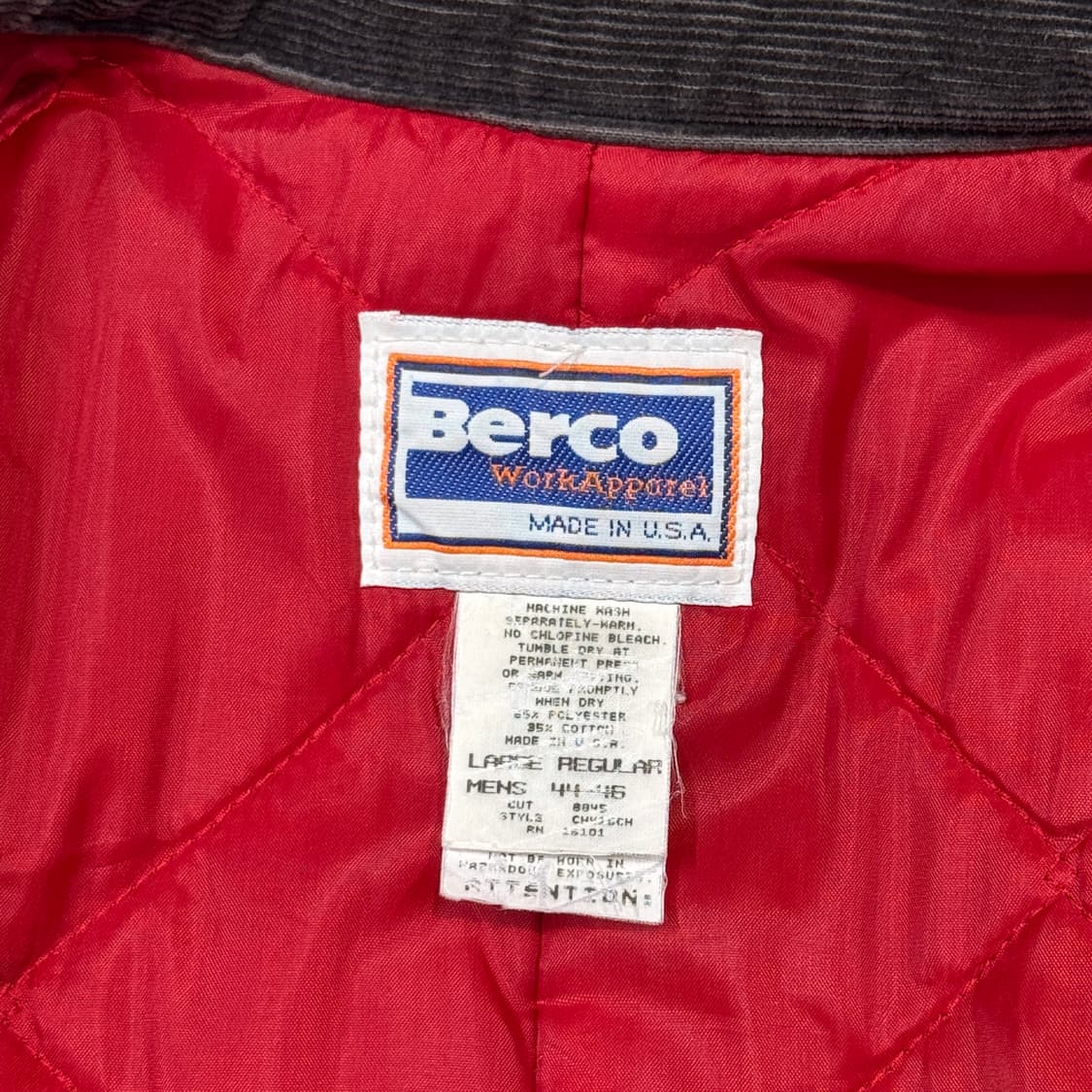 L) Berco USA 워크웨어 초어 자켓 상품이미지8