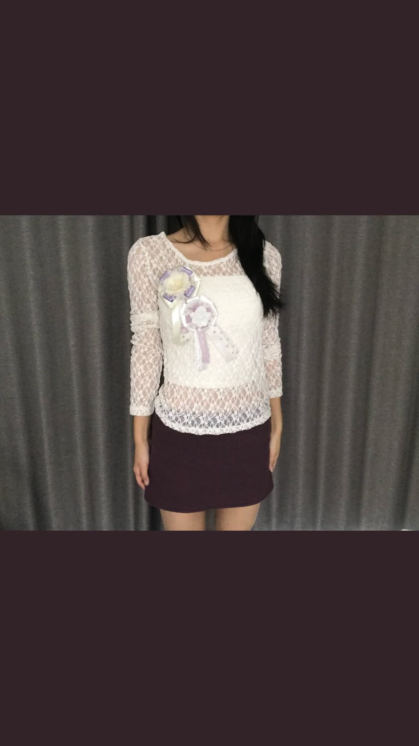 화이트퍼플 플라워 로제트 ♥ 상품이미지3