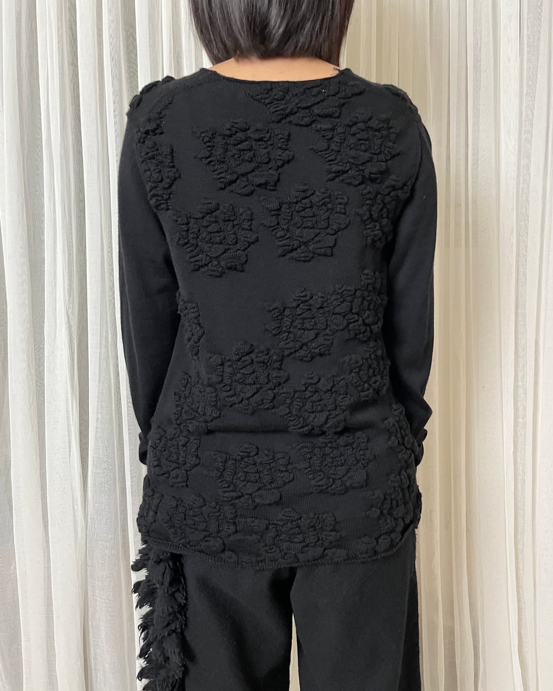 꼼데가르송 20aw 플라워니트 comme des garcons 자가드 상품이미지2