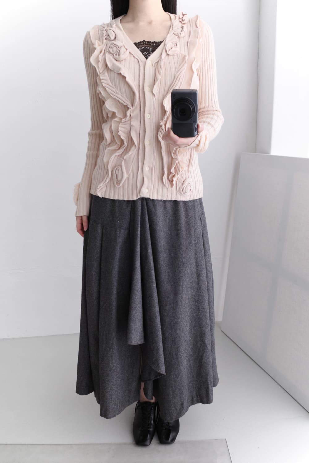 unanswered mystery) flared pleats skirt 상품이미지9