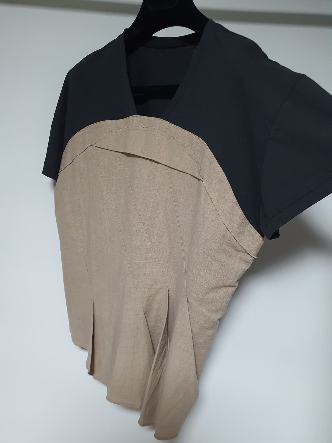 더일마 배색 티셔츠 s~m 상품이미지4