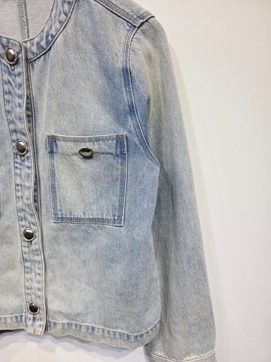 SISLEY. 여자 데님 자켓_44 상품이미지4