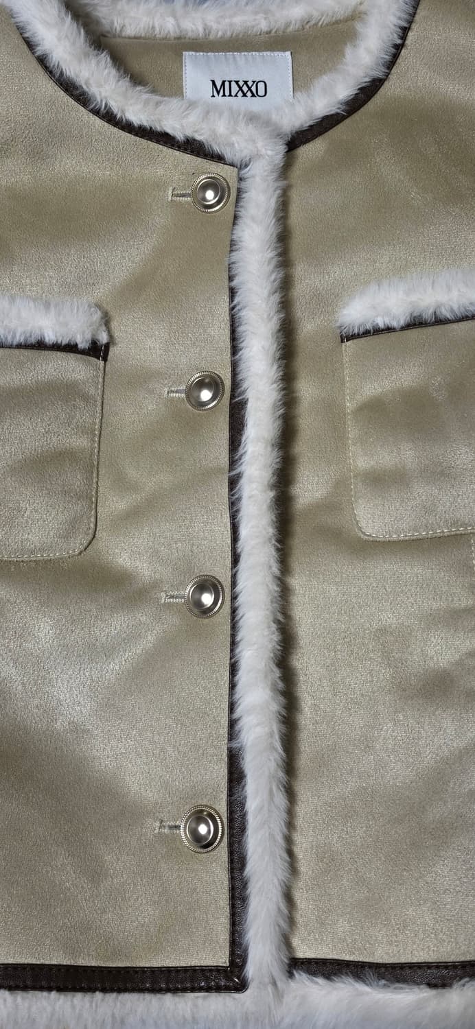 믹쏘 무스탕 자켓 M 상품이미지5