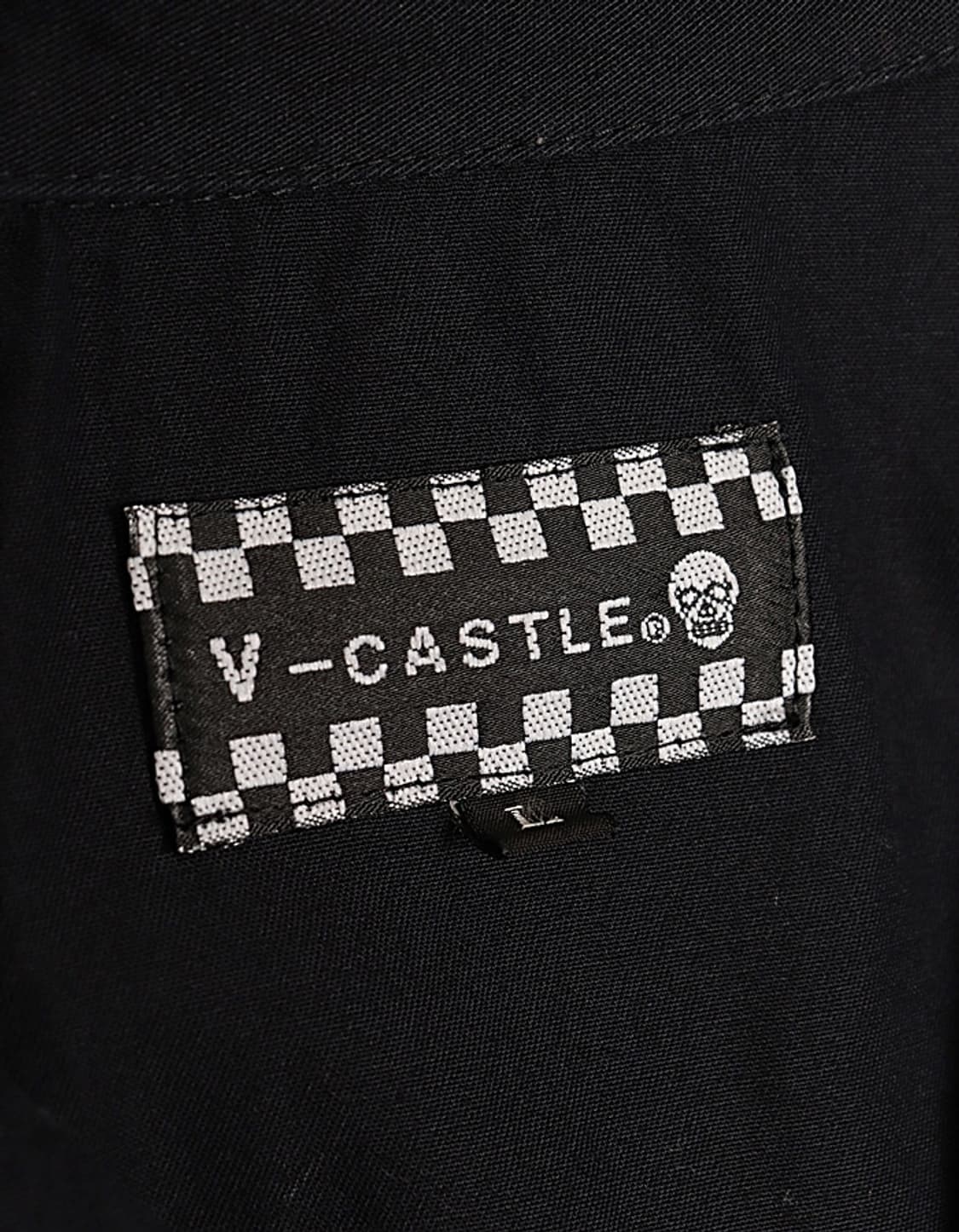 90's V-CASTLE OpenCollar Shirts 상품이미지8