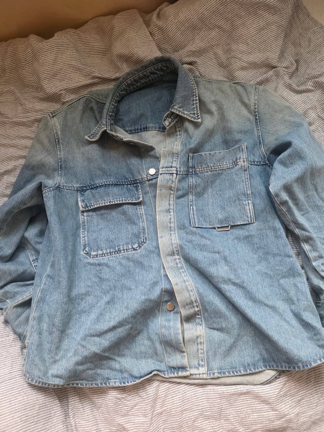 솔리드옴므 데님 셔츠 상품이미지1