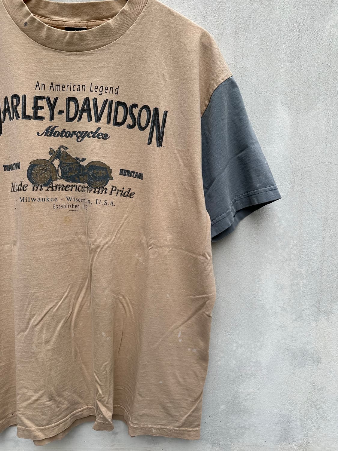 [할리데이비슨] •90s Vintage Twotone T-Shirt 상품이미지2