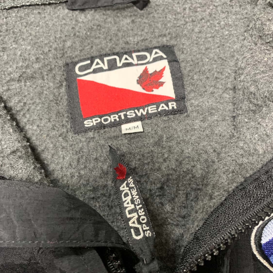 M-100)록키산맥 레일투어 빈티지 후리스 상품이미지3