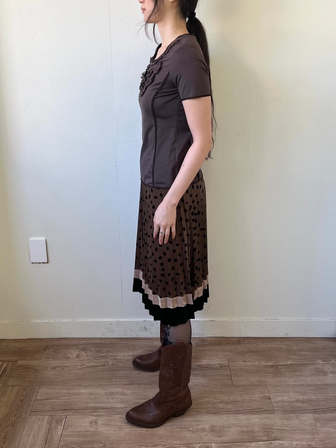 +RCO 코코아 플라워 탑 상품이미지9