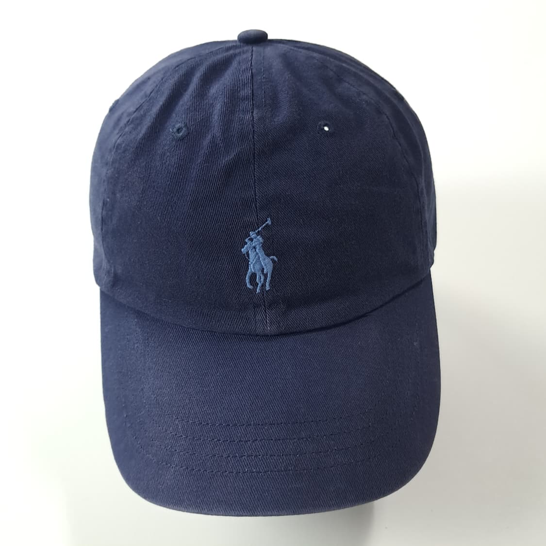 CK349 폴로 00s 다크네이비 스카이블루 자수 볼캡 모자 상품이미지3