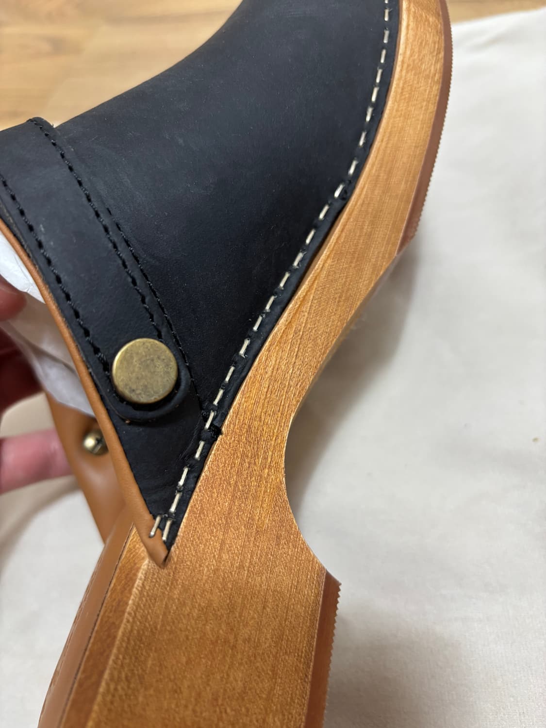 리던 가죽 뮬 클로그 상품이미지8