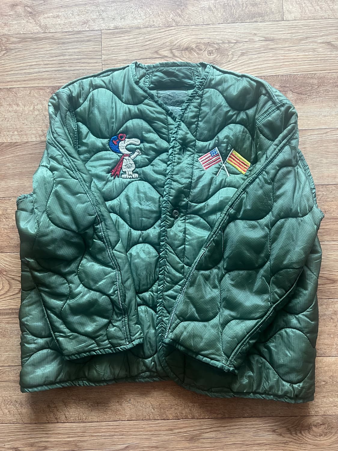 빈티지 자수 야상 내피 상품이미지1