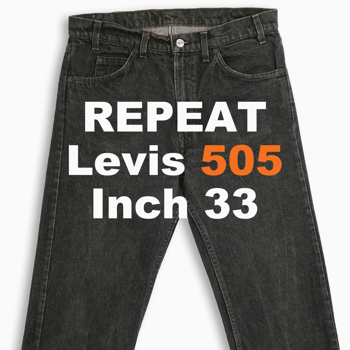 리바이스 505 오렌지탭 흑청 블랙진 80s USA OR50534137 상품이미지1