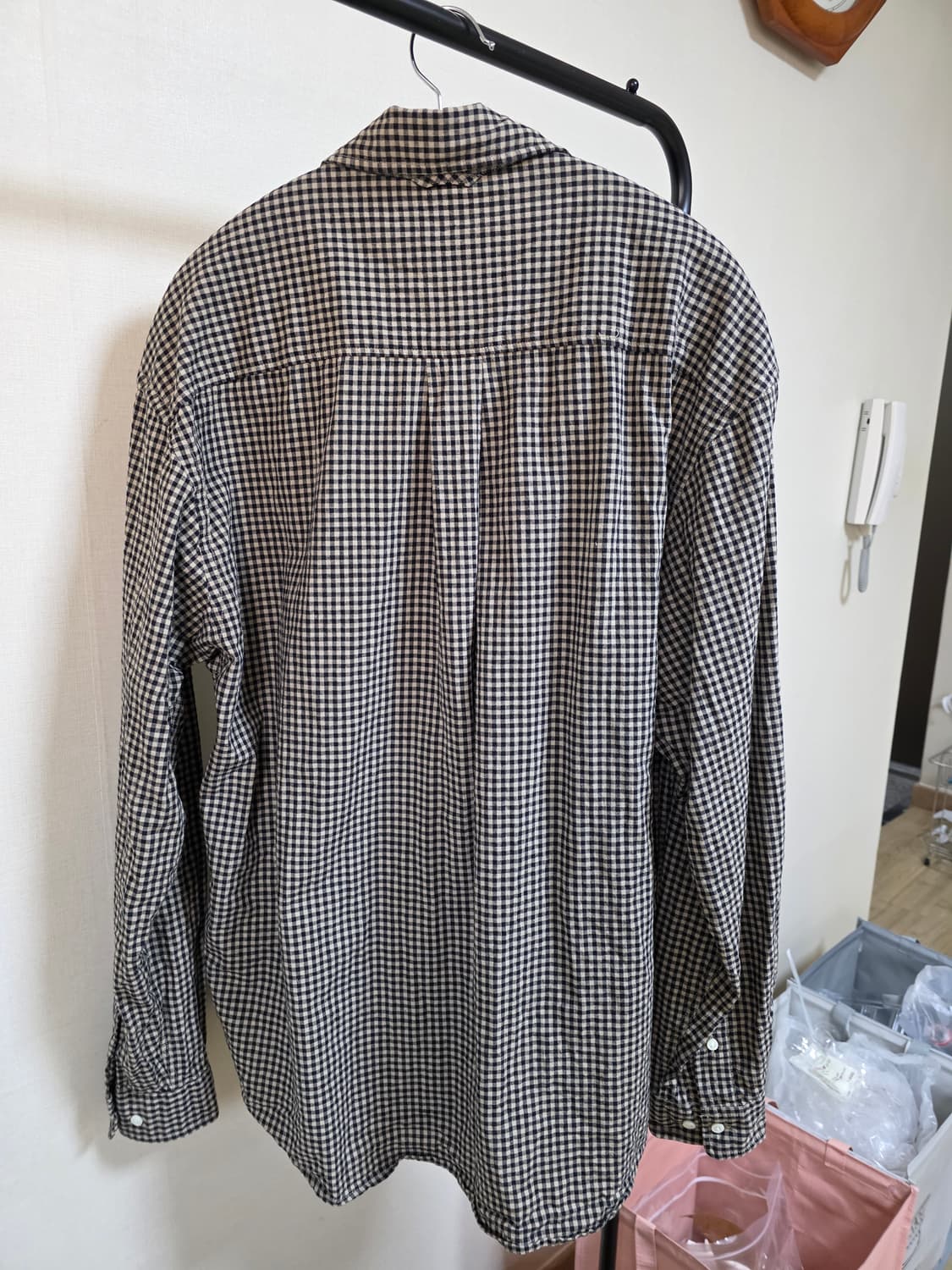 [2] 25fw 러프사이드 프라이머리 깅엄 체크 셔츠 상품이미지4