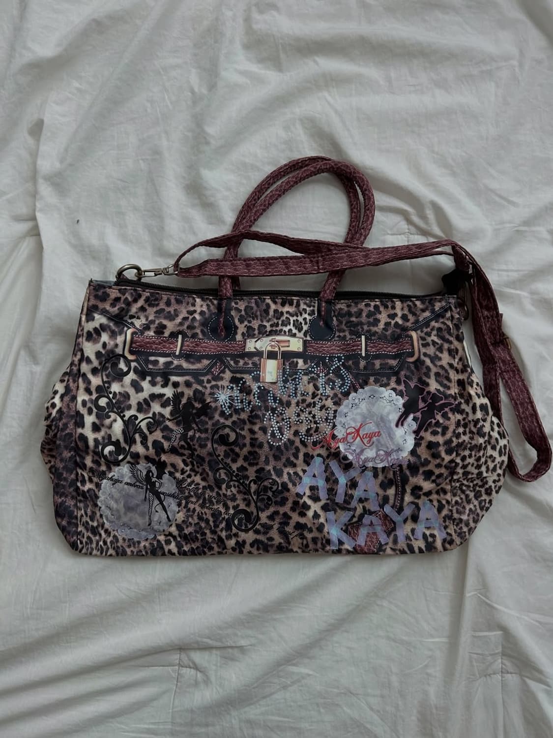 Cross leopard print bag 상품이미지6