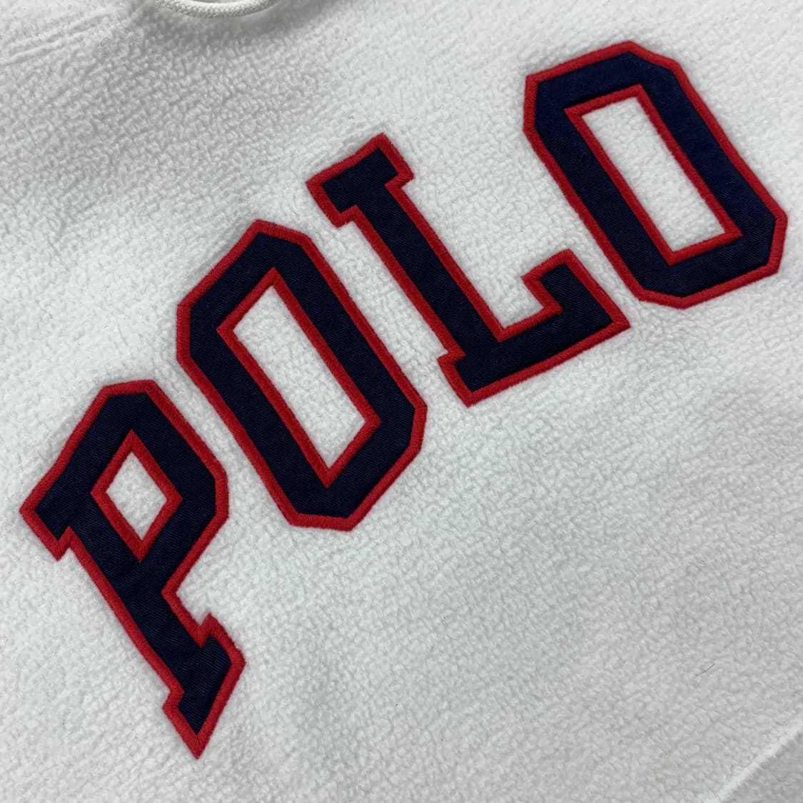 폴로 랄프로렌 아치로고 USA 플리스 후디 화이트  상품이미지3