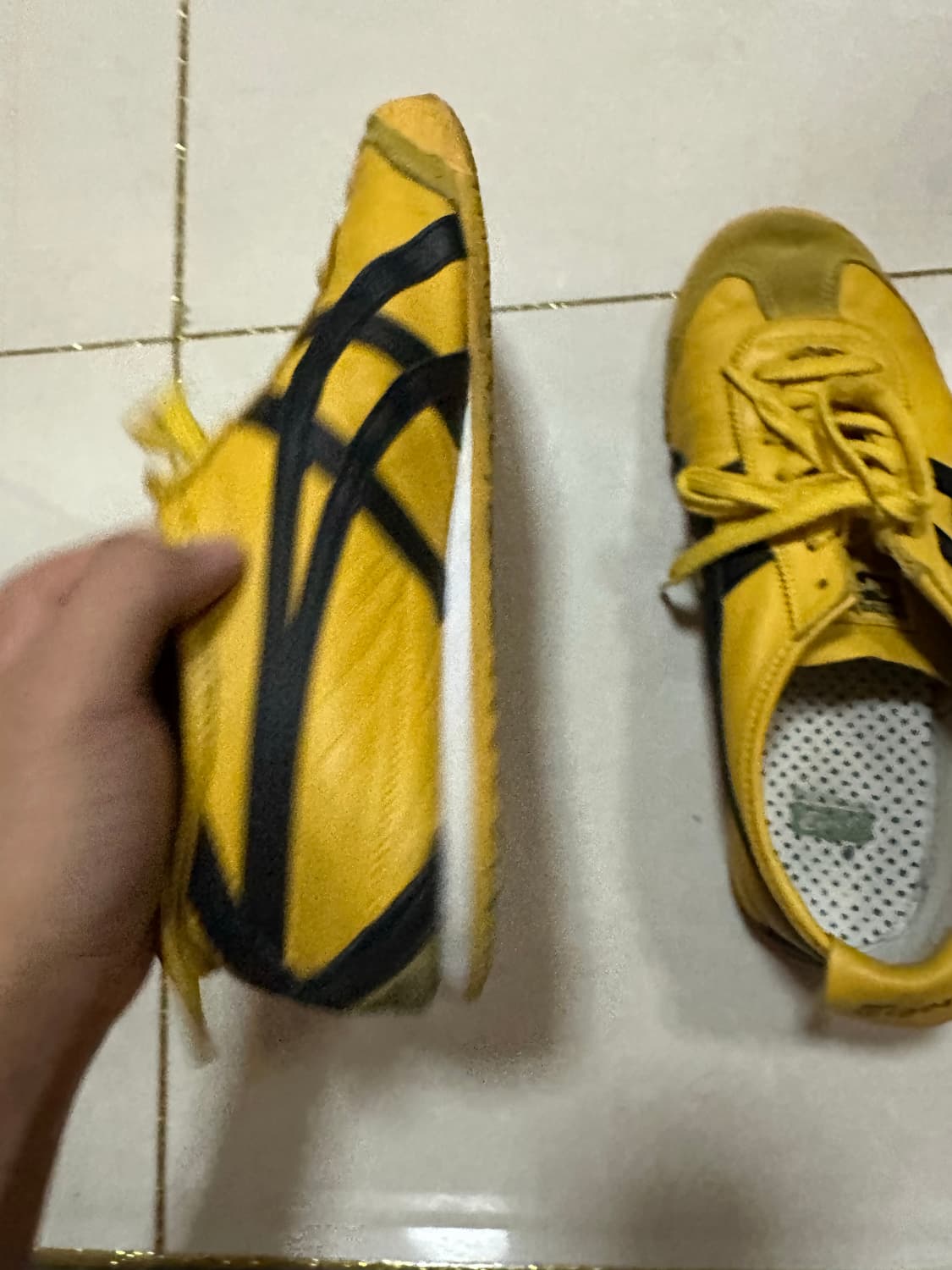 오니츠카타이거 멕시코66 옐로우 265 상품이미지5