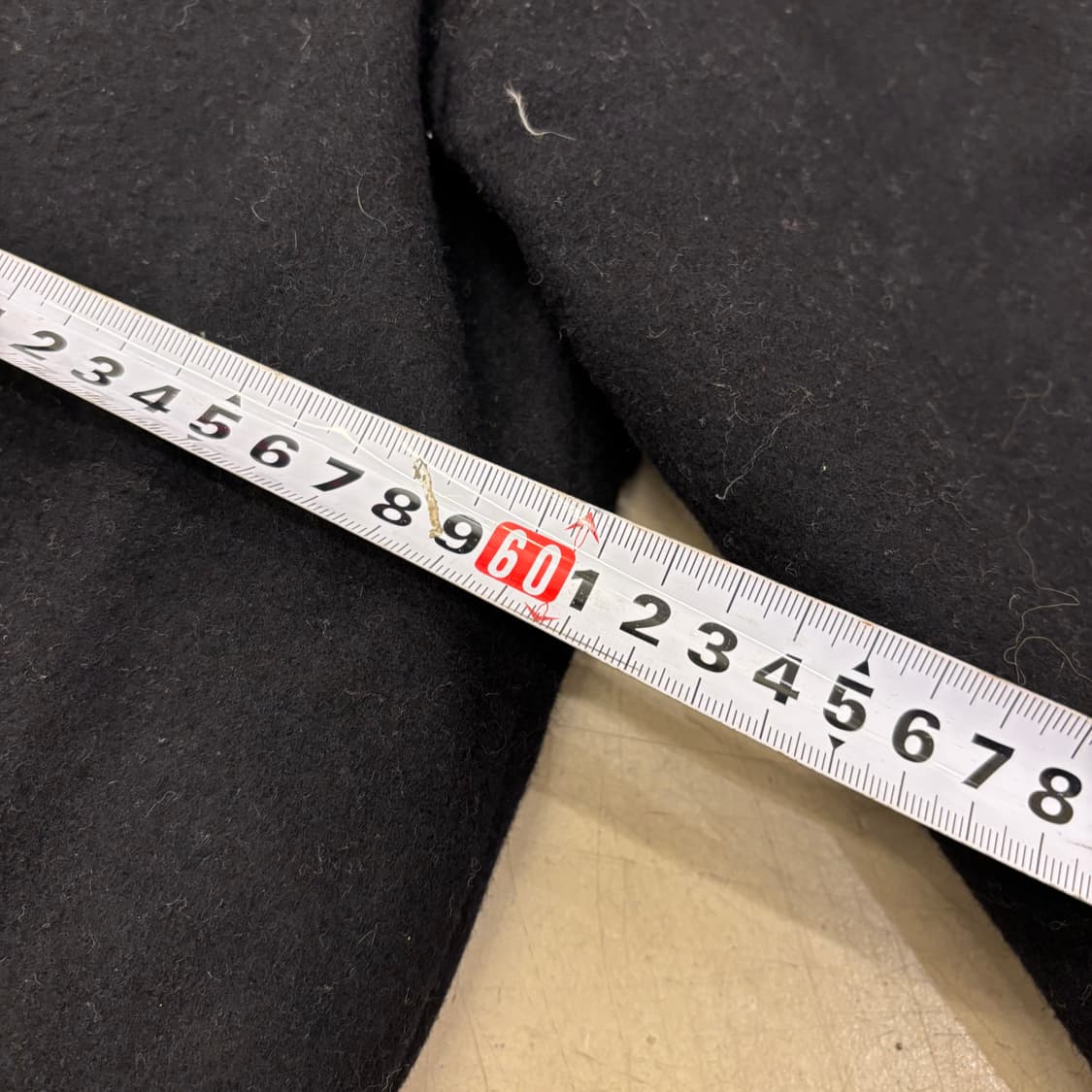 라코스테 블랙 모직 코트 상품이미지5