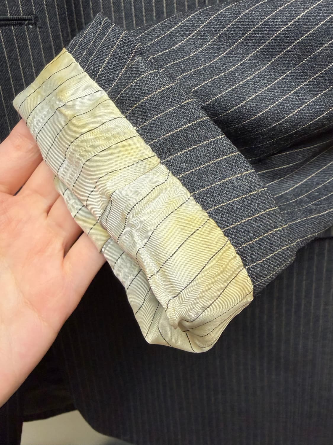 모스키노 스트라이프 울 블레이저 자켓 상품이미지6