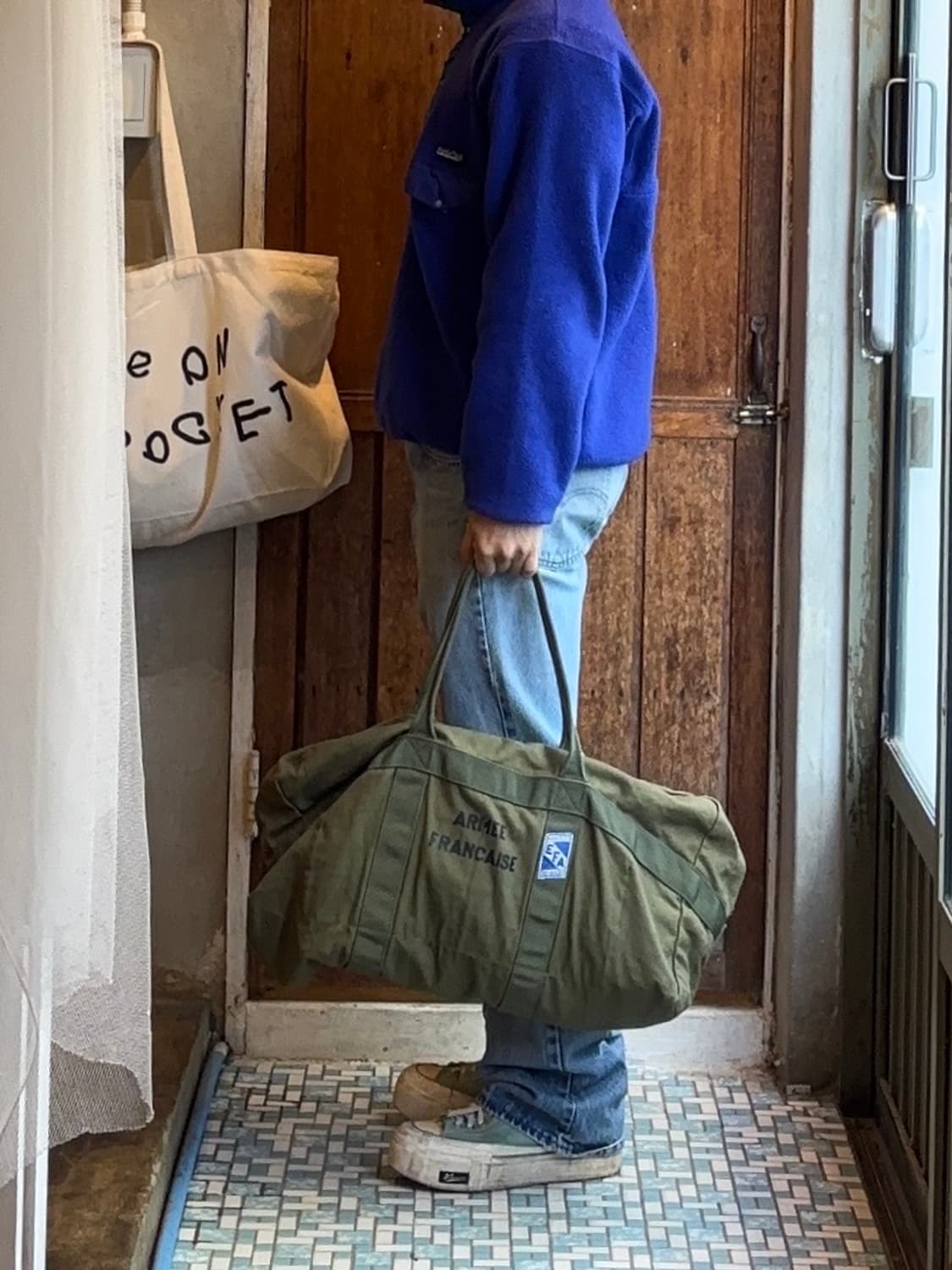 70s–80s French Military Canvas Bag 상품이미지6