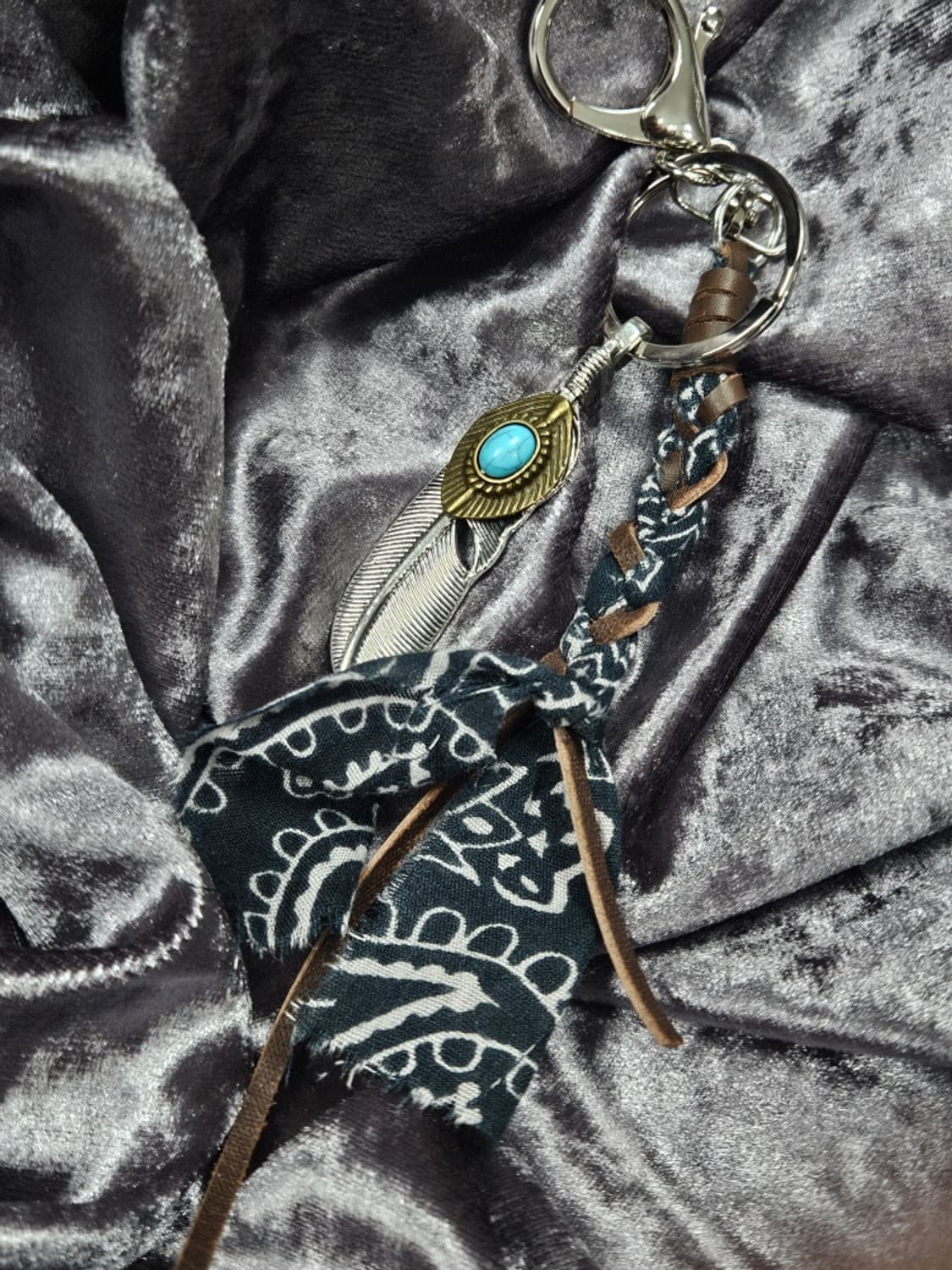 핸드메이드 커스텀 반다나 메탈패더 키링 ( OS ) / 11076 상품이미지3