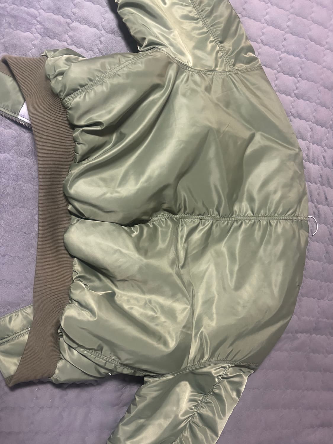 샵페어리 봄버 카키 상품이미지3