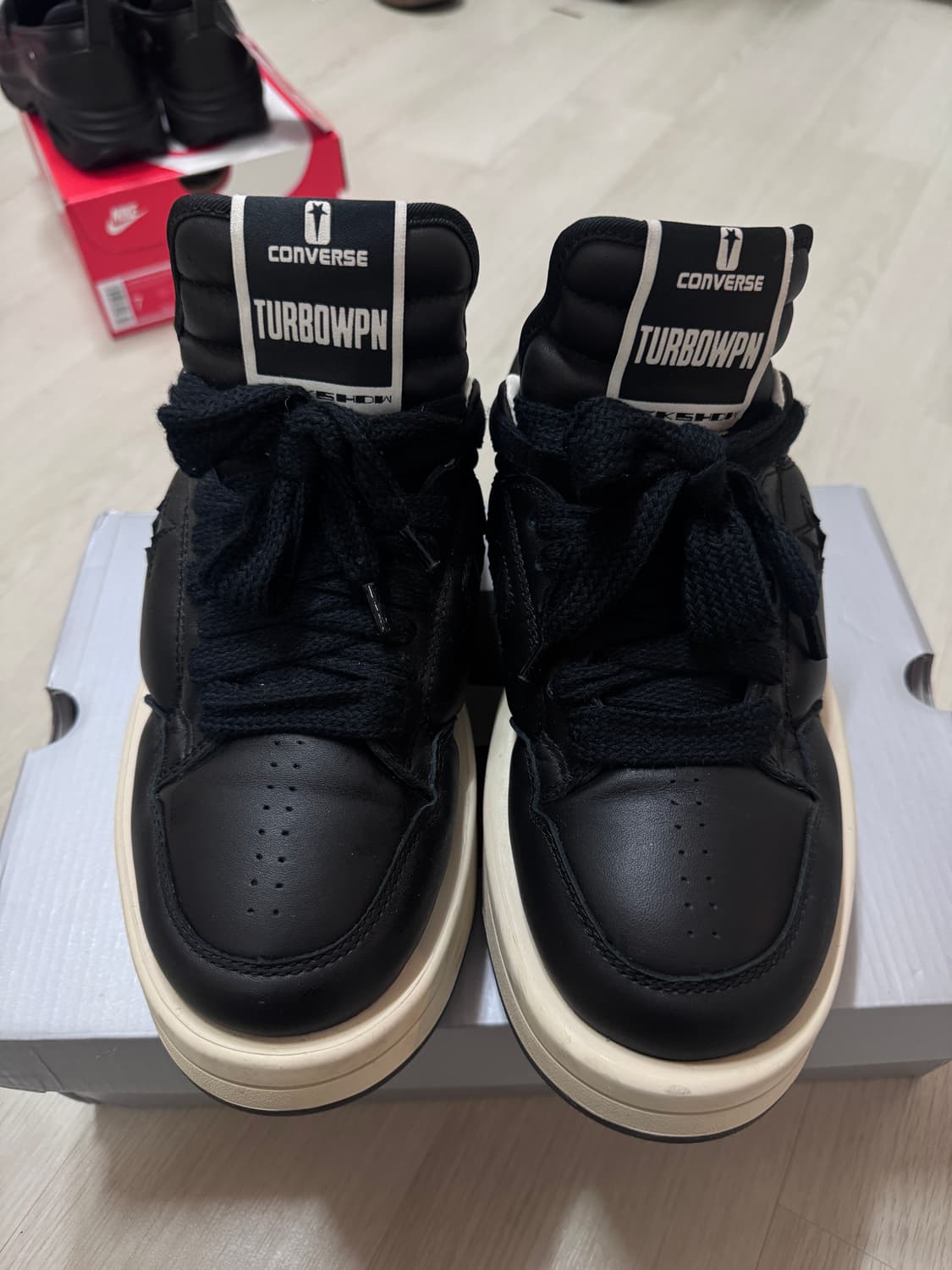 컨버스 x 다크쉐도우 터보웨폰 블랙 250 상품이미지4
