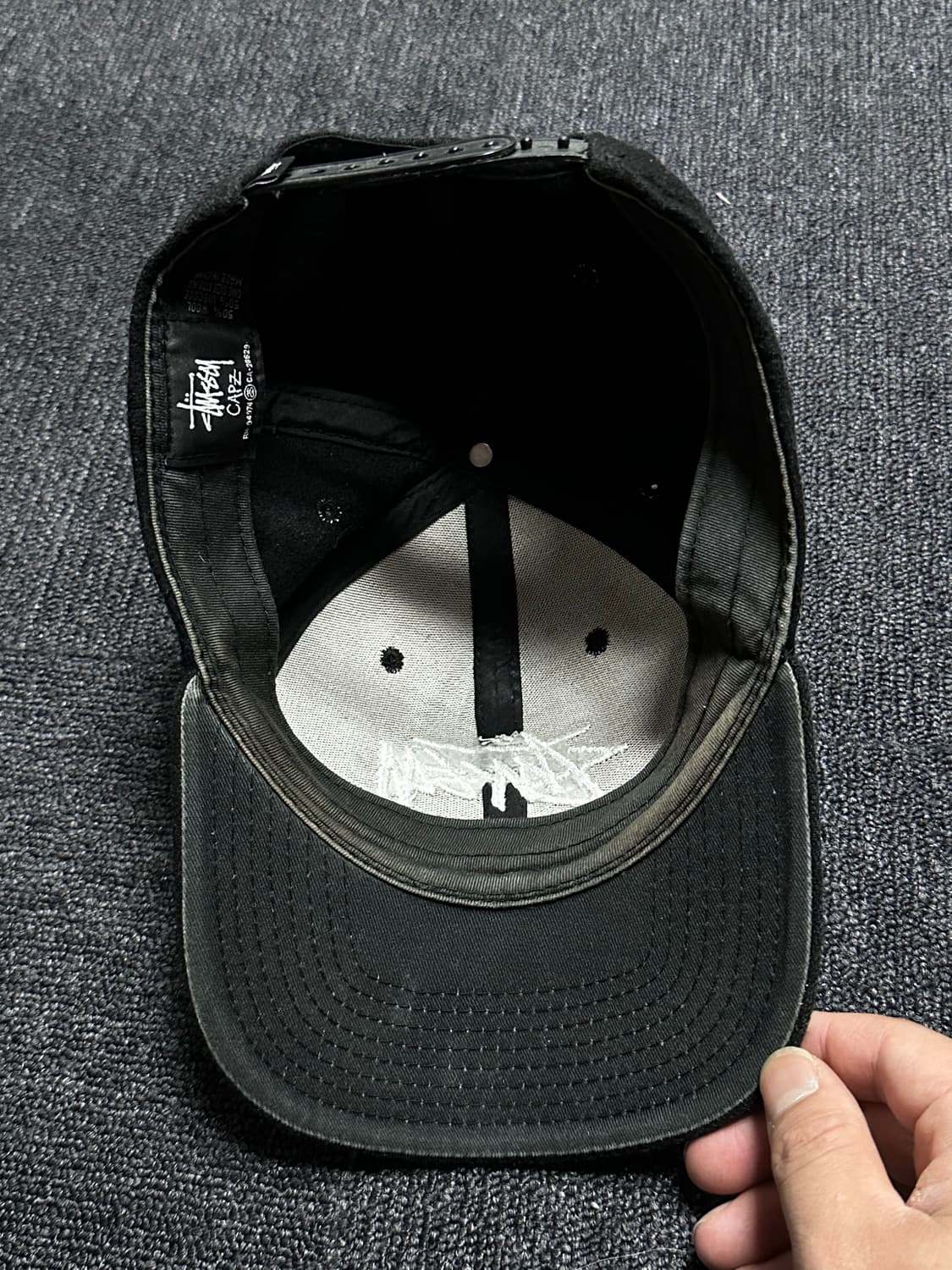 Stussy 스투시 울 스냅백 캡  상품이미지6