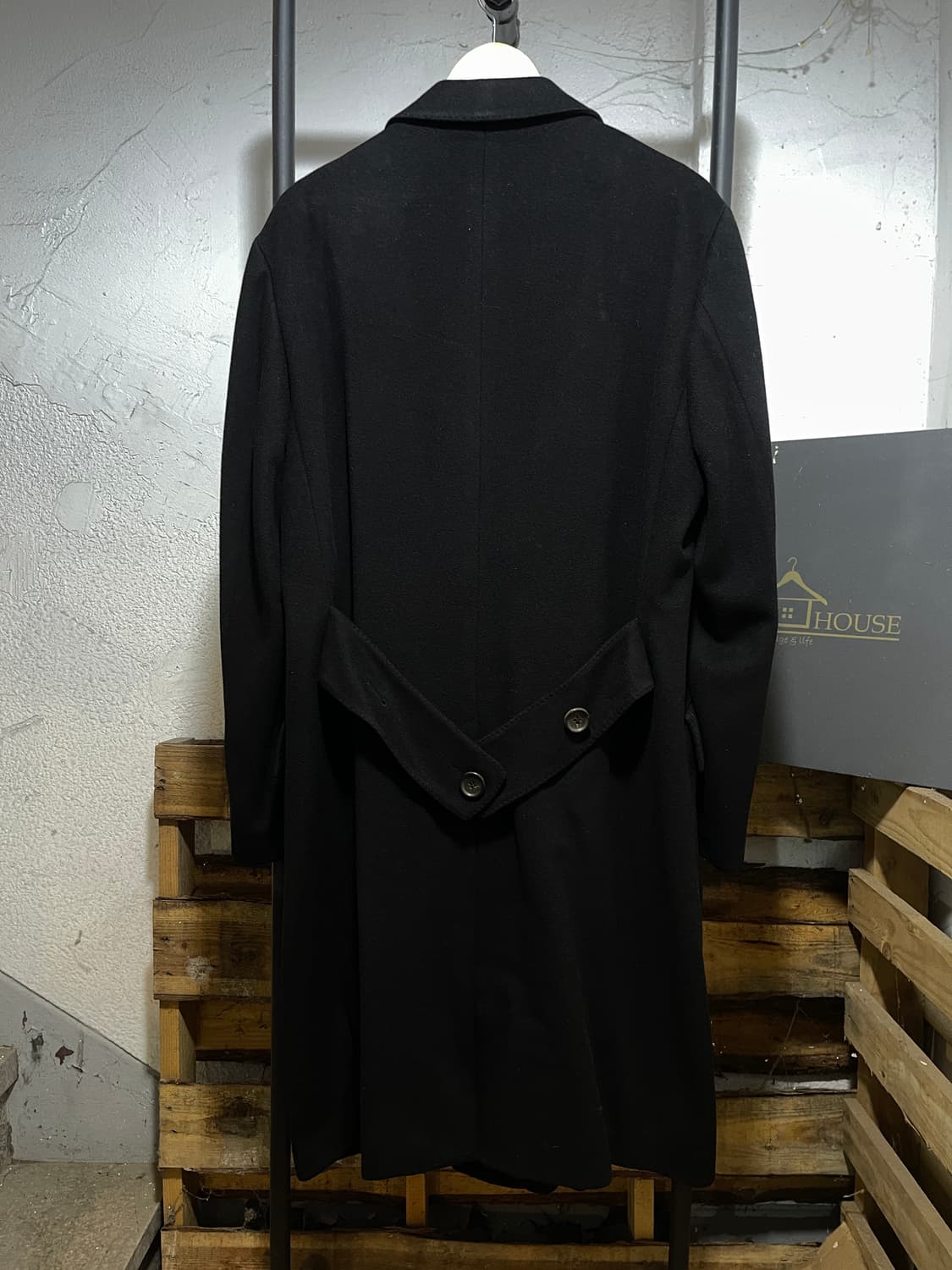 구찌 울 더블 브레스티드 롱 코트 상품이미지2