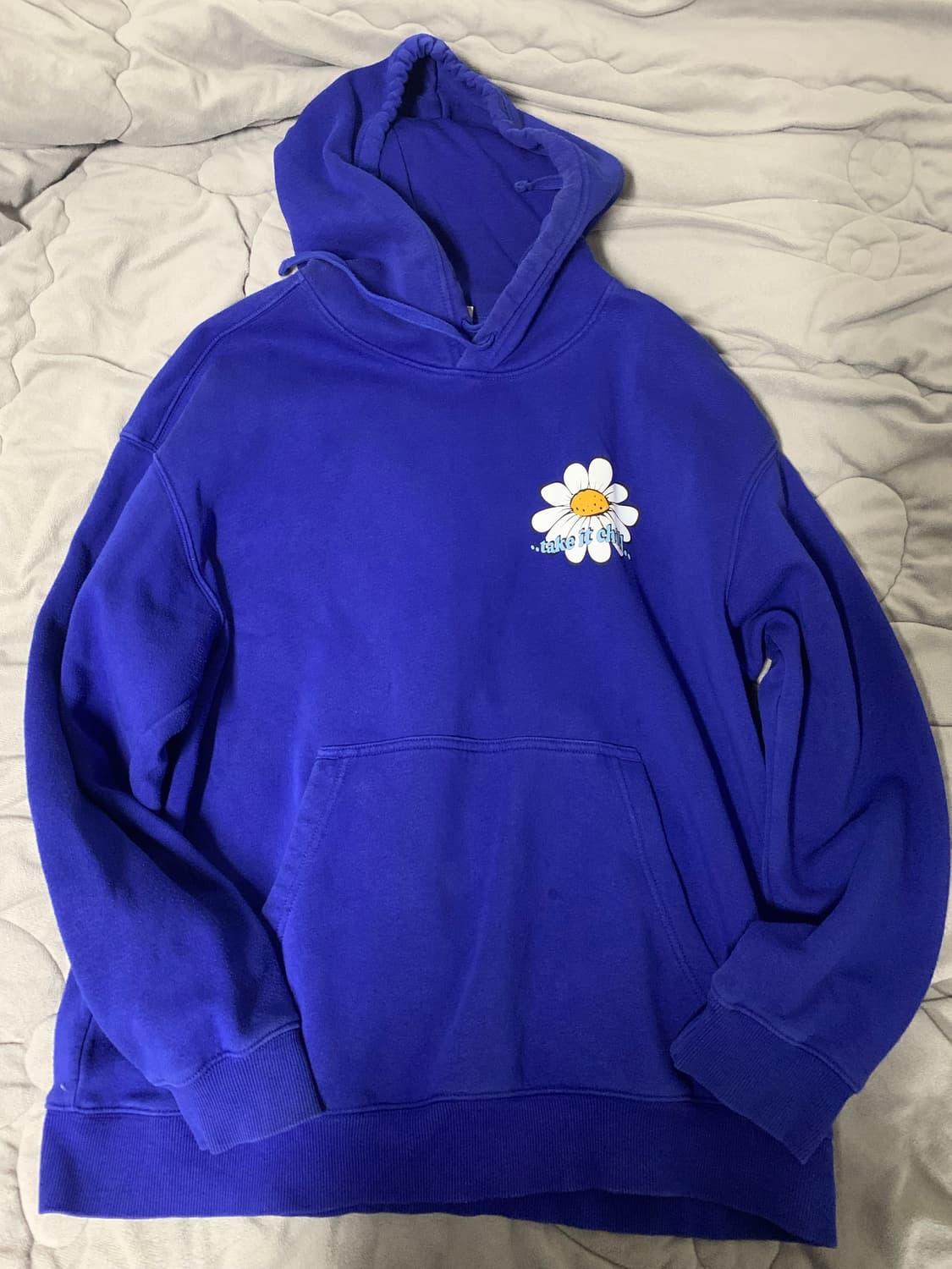 H&M 블루 후드티 (US L) 상품이미지1