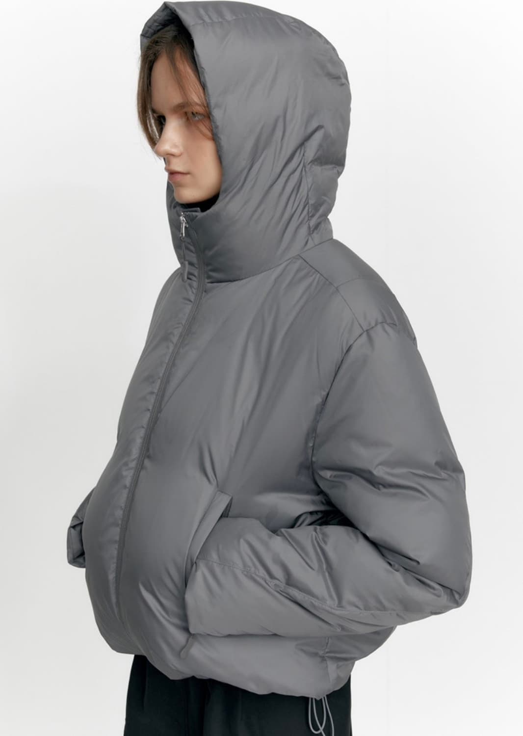 스튜디오테이블 패딩 카키그레이 상품이미지1