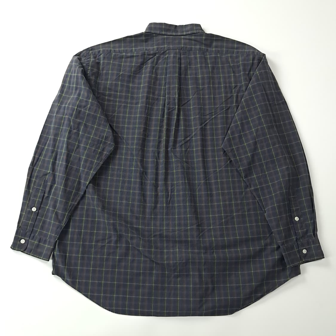 CK410 XL 폴로 90s 홍콩판 모던 타탄체크 셔츠 남방 상품이미지6