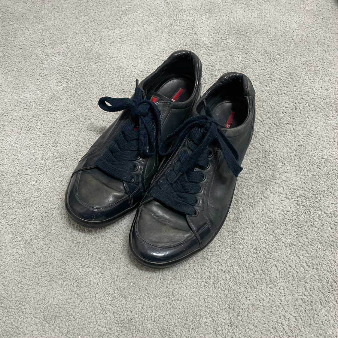 270) 프라다 스포츠 레더 트레이너 스니커즈 신발 상품이미지1