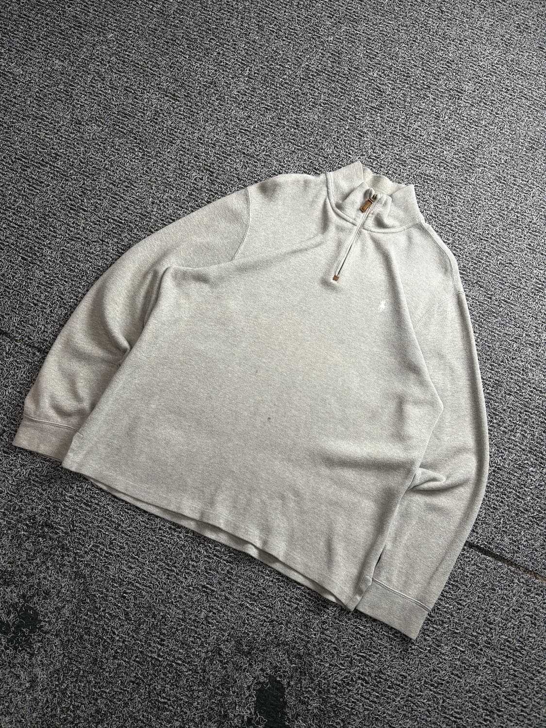 폴로 랄프로렌 포니로고 미니멀 하프 집업 니트 3034 상품이미지1